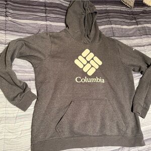 Columbia Gray Hoodie with Logo
